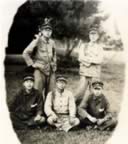 Saburo and friends, 1943 (43kb)